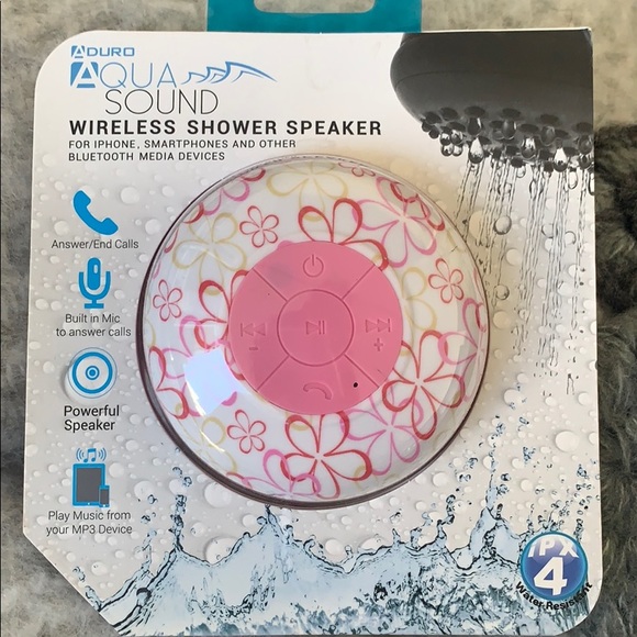 aqua sound wireless shower speaker